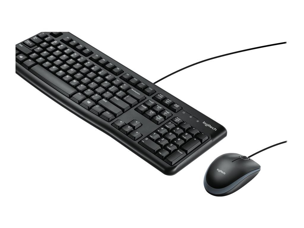 Logitech MK120 - US Layout, Keyboard & Mouse - USB