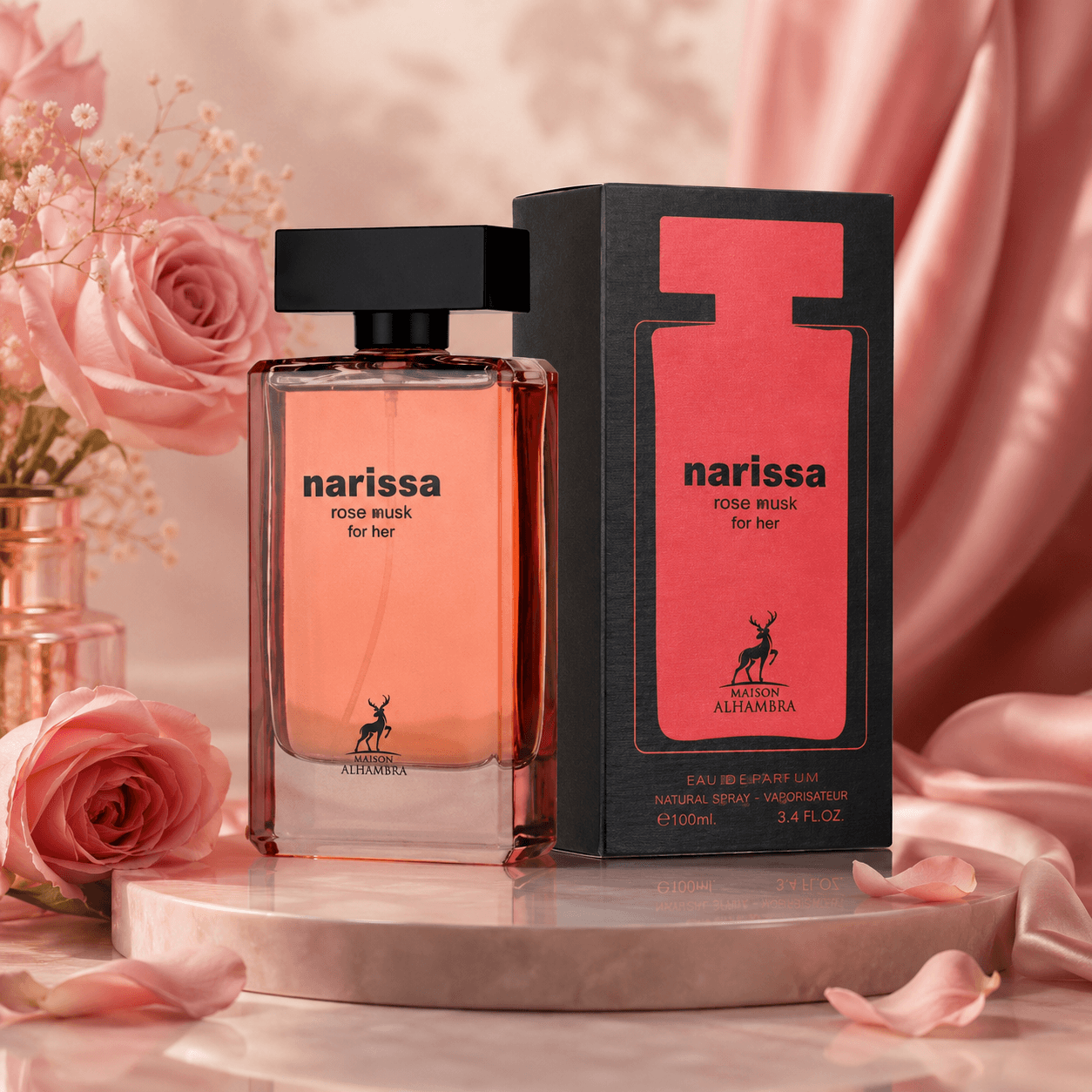Parfume Maison Alhambra Narissa Rose Musk for Her – Maison Alhambra / Eau de Parfum 100ml