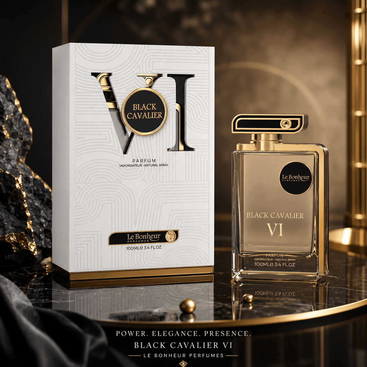 Parfume Le bonheur Perfumes Black Cavalier VI – Le Bonheur Perfumes / Eau de Parfum 100 ml
