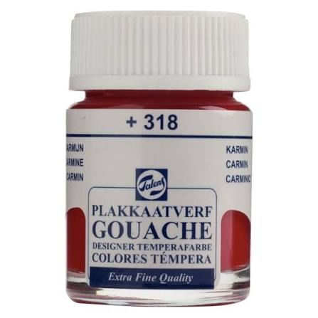 Talens Gouache Extra Fine 318 – Carmine