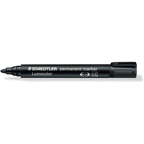 Staedtler Lumocolor Permanent Marker – Black