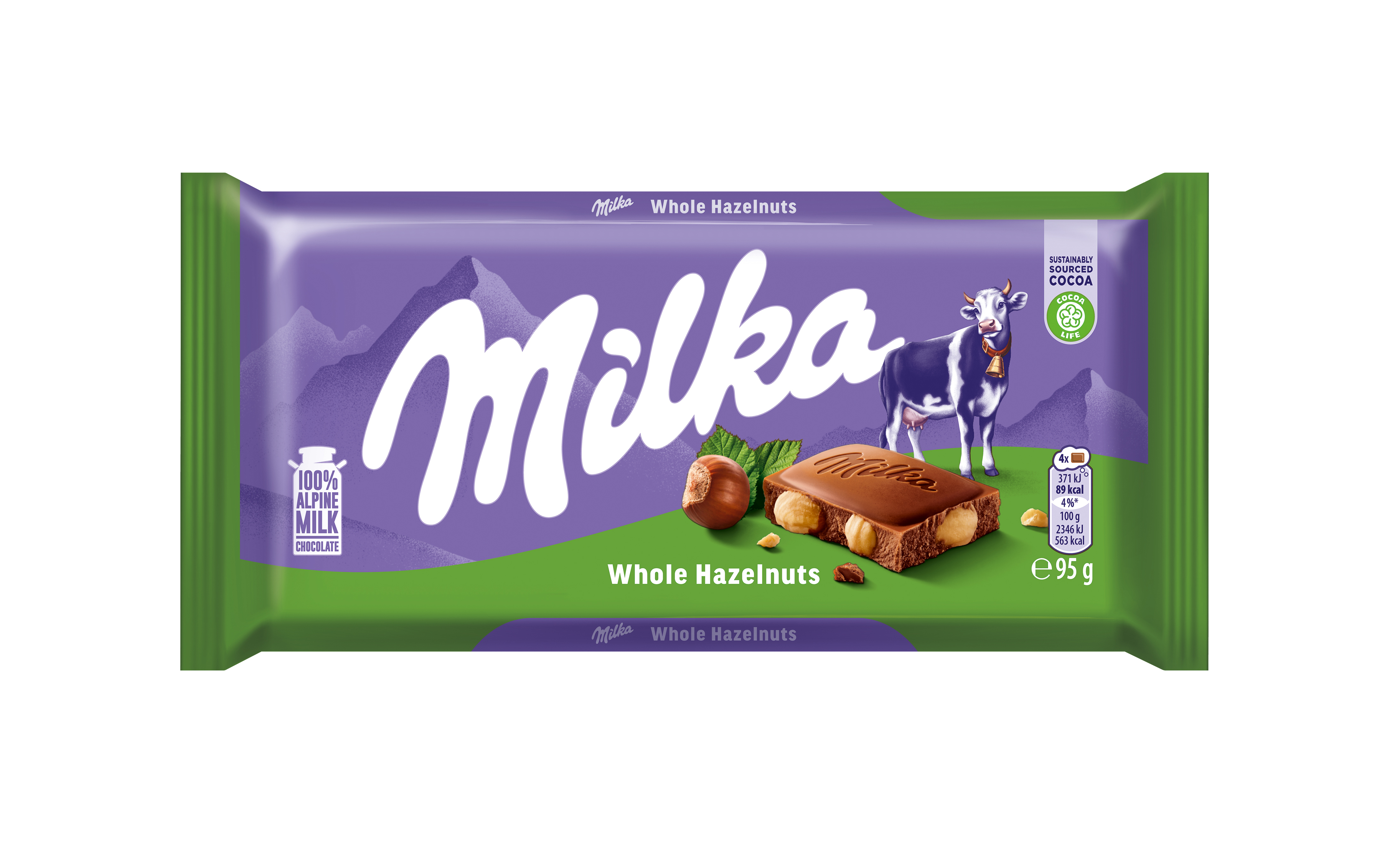 Milka Whole Nuts 17x 95g