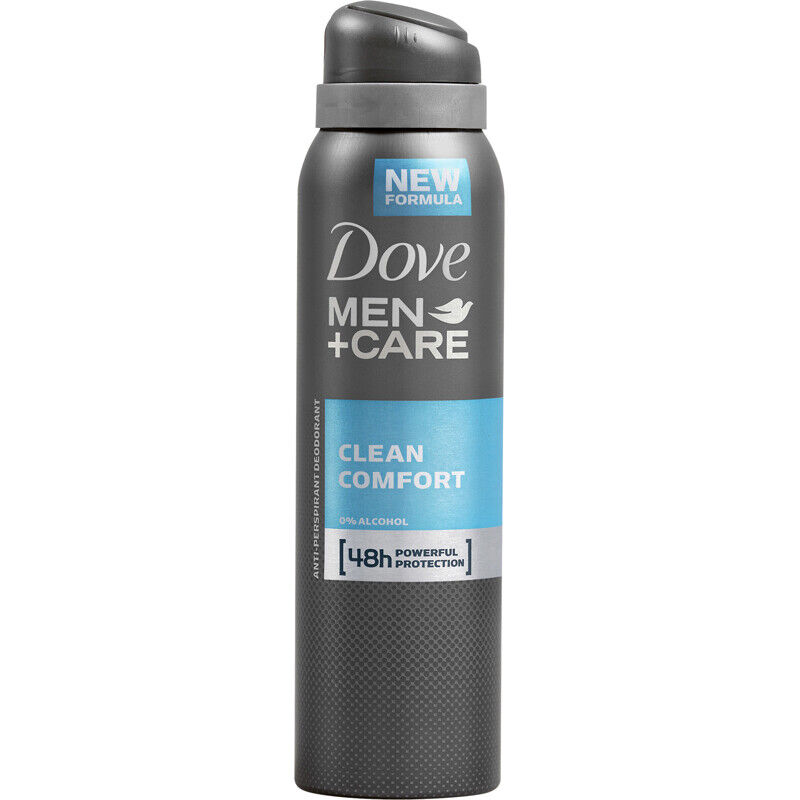 Deodorant Dove Men Clean Comfort 48H, 150 ml