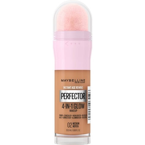 Krem pudër Maybelline 4 In 1 Glow, 03 Medium Deep, 20 ml