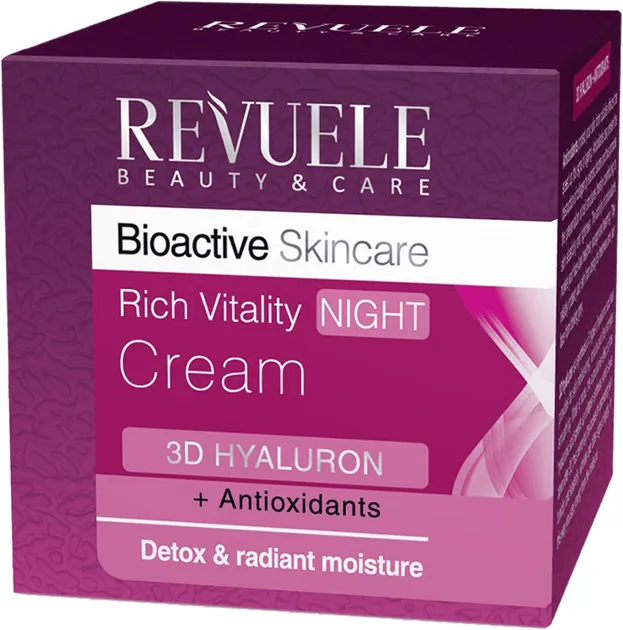 Krem nate Revuele Bioactive Skincare Revitalizing, 50 ml