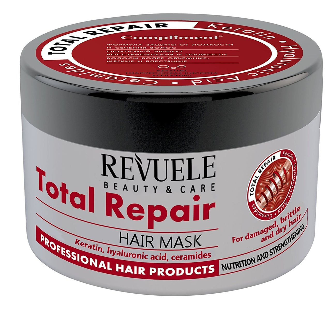 Maskë për flokë Revuele Total Repair, 500 ml