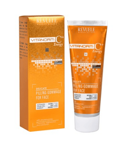 Skrab për fytyrë Revuele Delicate Vitanorm C+, 80 ml