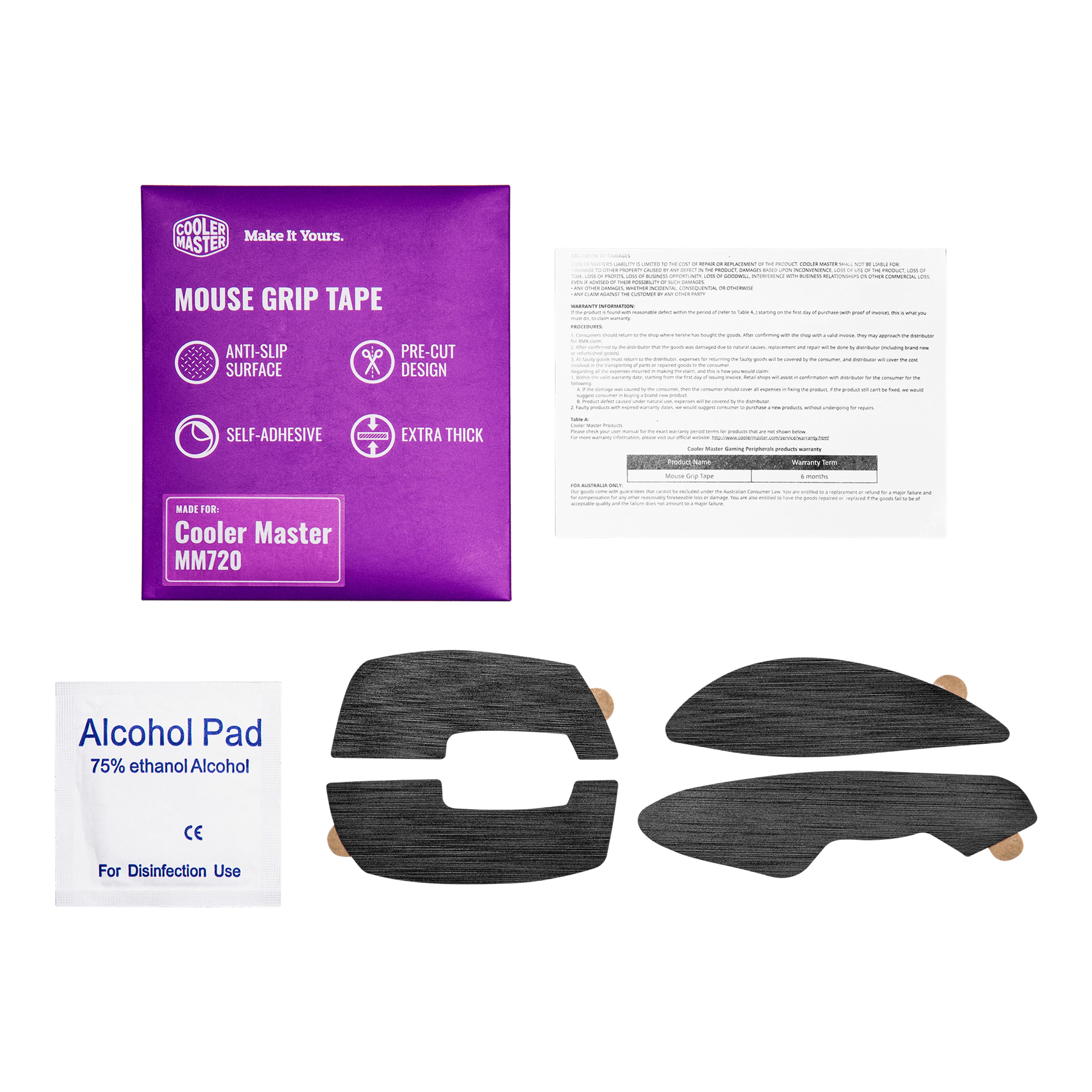 Cooler Master Grip Tape Mouse MM720