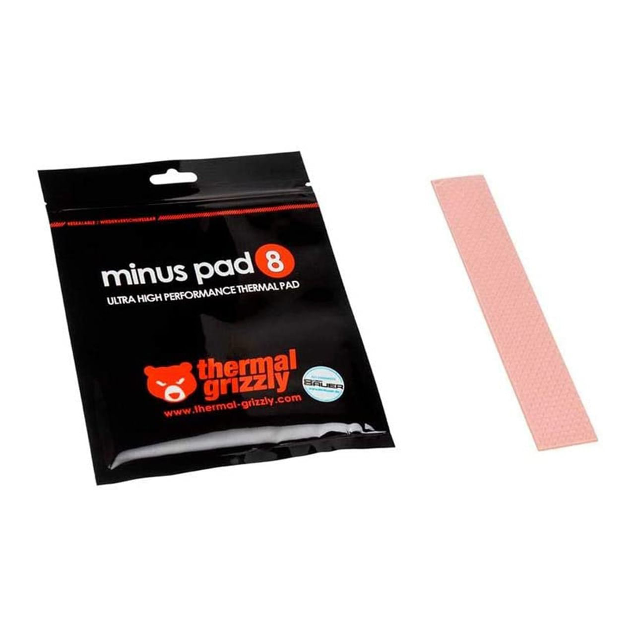 Thermal Grizzly Minus Pad 8 - (120mm × 20mm × 0,5mm) 8W/m*K, Thermal Pad
