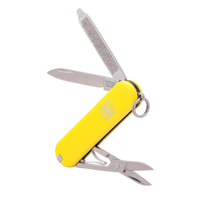 Thikë xhepi  Victorinox CLASSIC SD, e verdhë