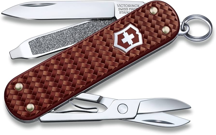 Brisk klasik 58mm Victorinox, ngjyrë kafe