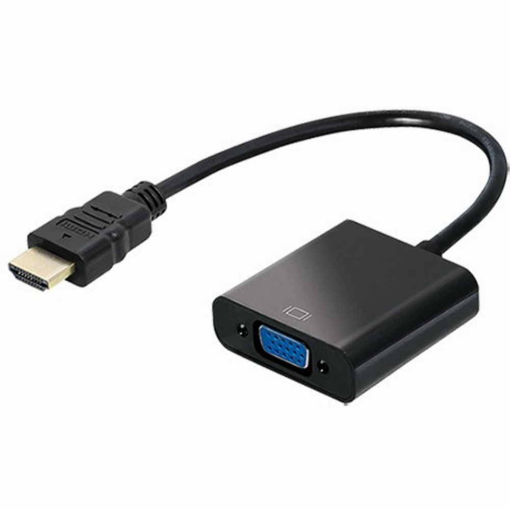 Kabllo HDMI > VGA + 3.5mm Stereo (ST-BU) Adapter Black