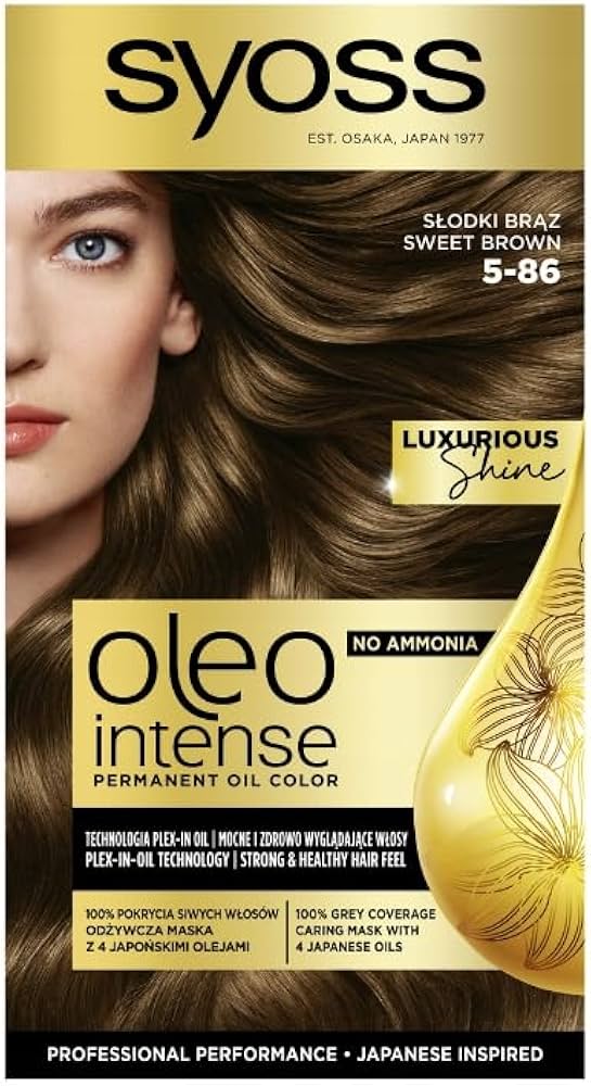 Ngjyrë për flokë Syoss Oleo Intense, 5.86 Sweet Brown, 50 ml