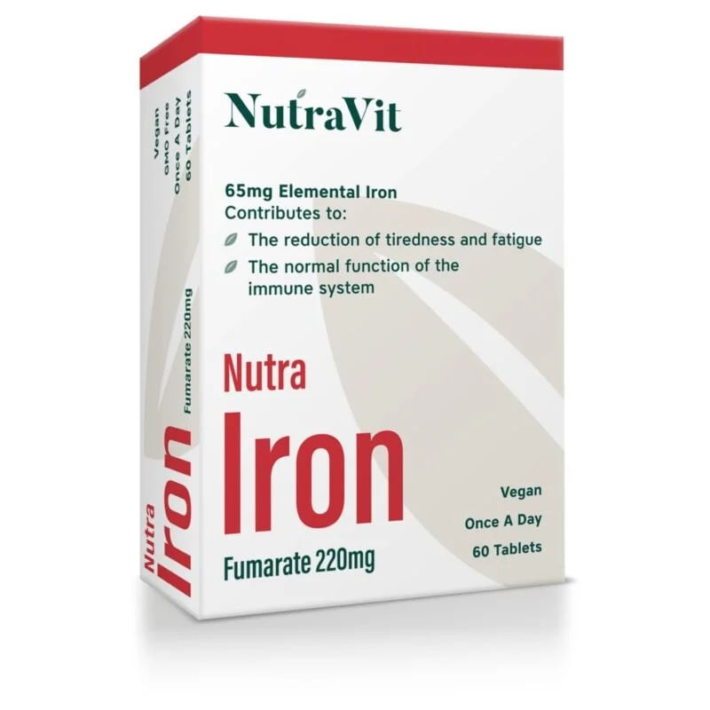 Tableta Nutra Iron nga NutraVit, 60 copë
