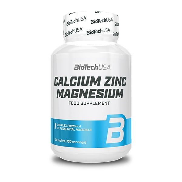 Vitaminat & Mineralet BiotechUSA calcium zinc magnesium