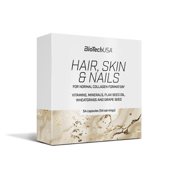 Vitaminat & Mineralet BiotechUSA Hair, Skin & Nails, 54 kapsula