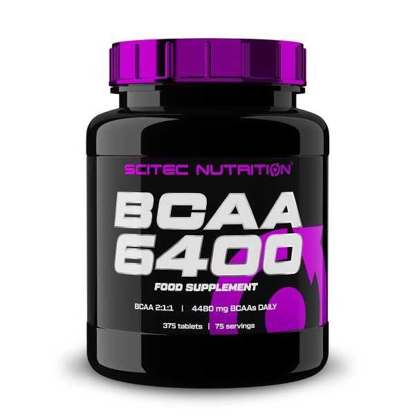BCAA Scitec Nutrition BCAA 6400, 375 tableta