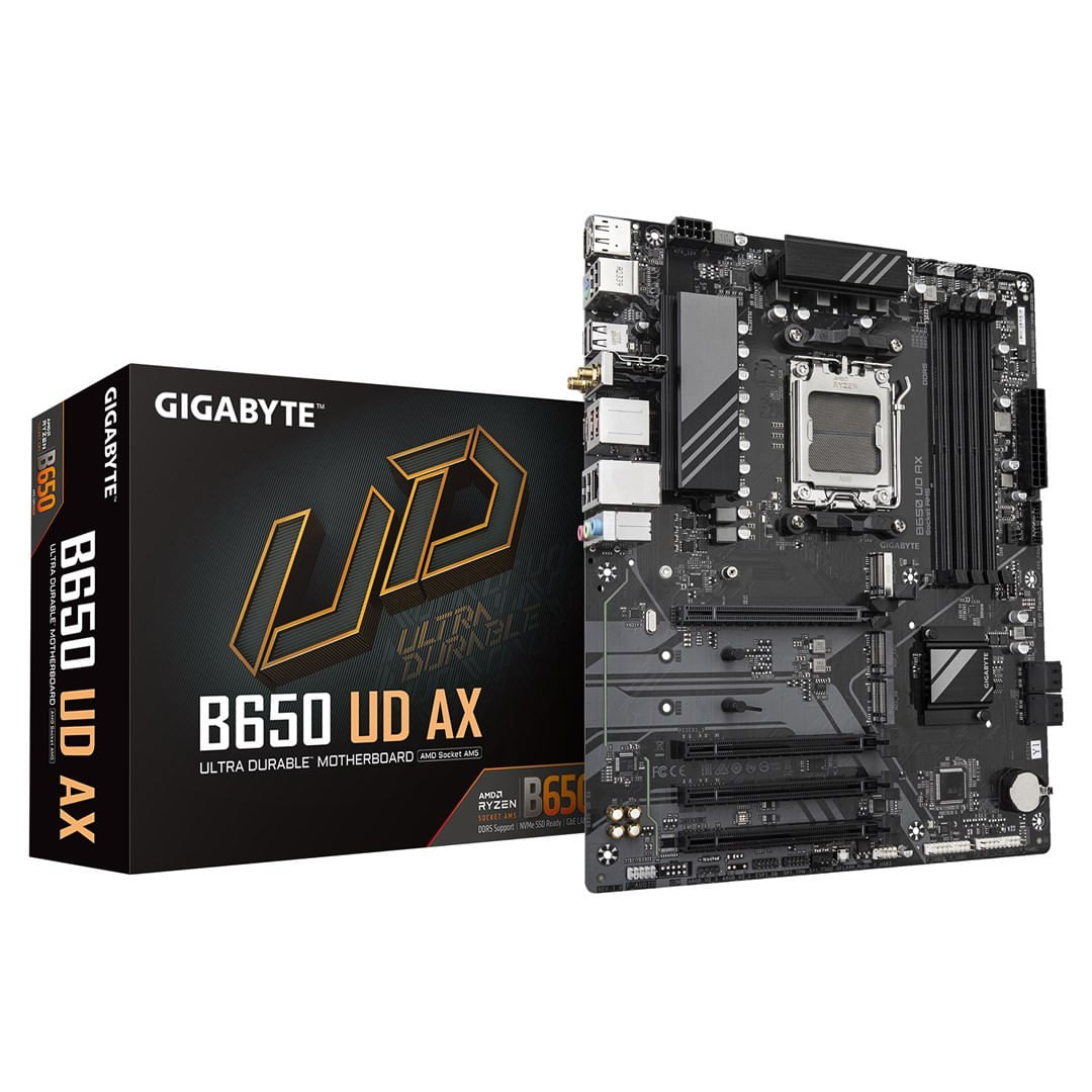 Gigabyte B650 UD AX - 1.0 - motherboard - ATX - Socket AM5 - AMD B650