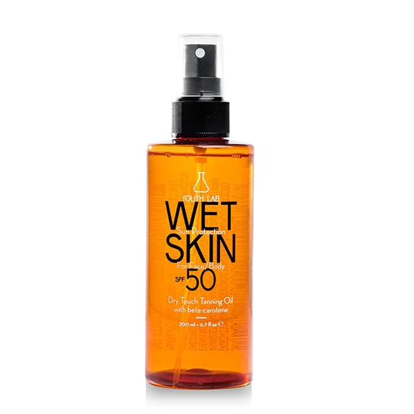 Vaj për nxirje Youth Lab Wet Skin, Spf 50, 200 ml
