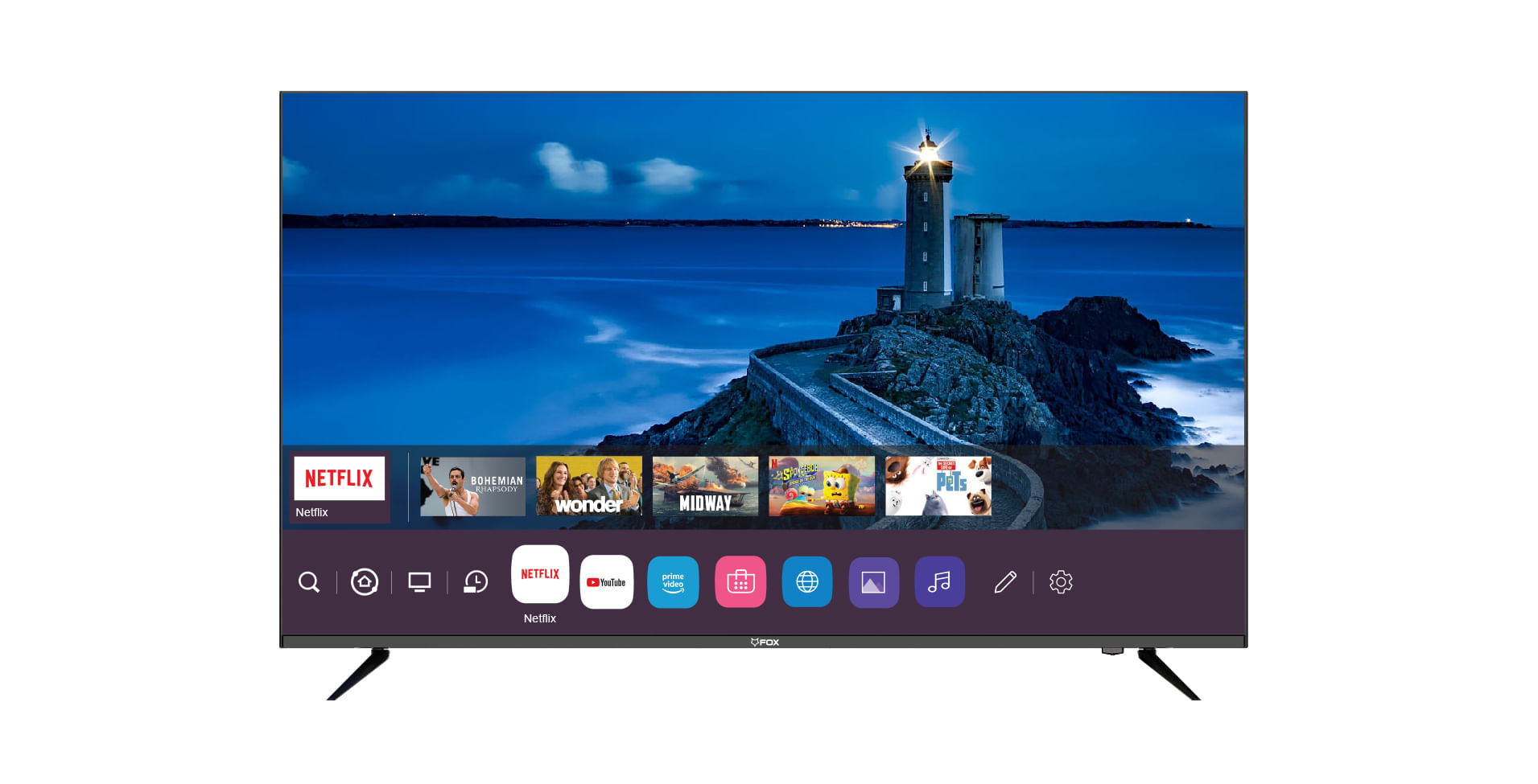 Televizor FOX 50WOS640E 50", 4K SMART TV - Frameless, Magic Control, powered by WebOS