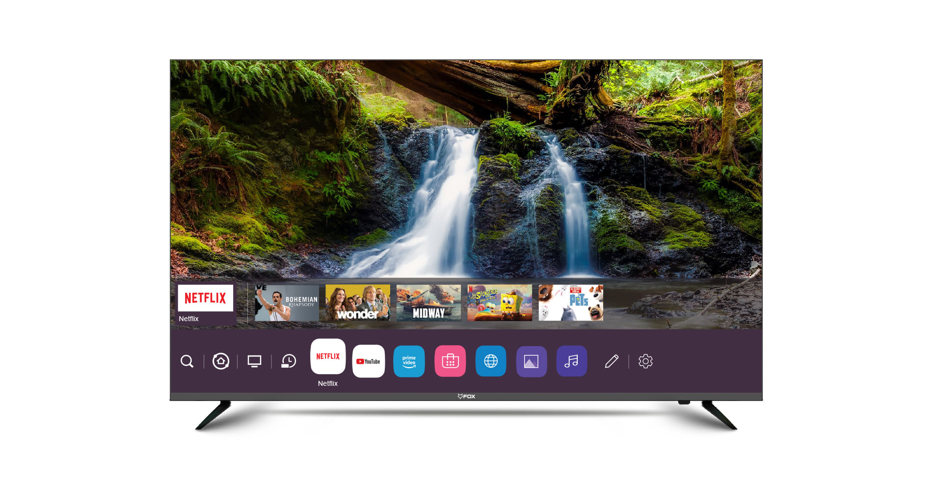 Televizor FOX 55WOS640E 55", 4K SMART TV - Frameless, Magic Control, powered by WebOS