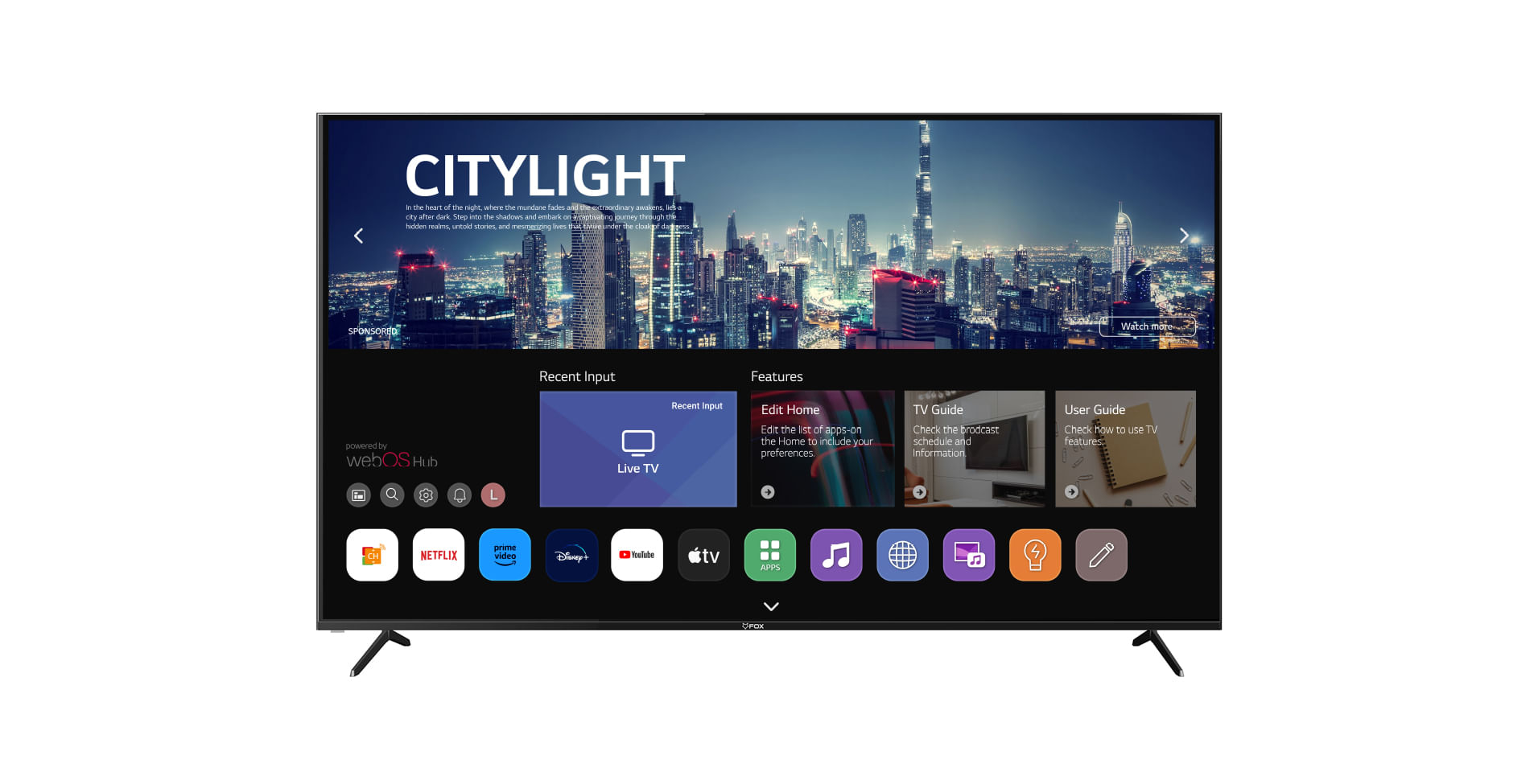 Televizor FOX 85WOS625D 85", 4K SMART TV - Frameless, Magic Control, powered by WebOS