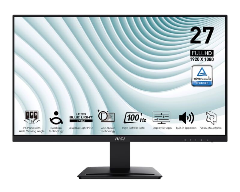 Monitor MSI PRO MP273A 27", Full HD, 100Hz, i zi