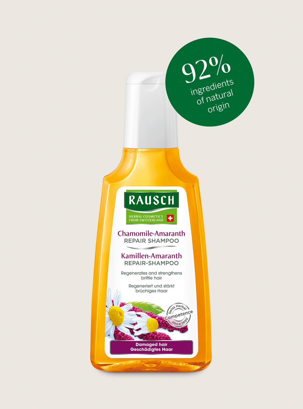 Shampoo Rausch për Riparimin e Flokëve me Kamomilë dhe Aroma - 200 ml