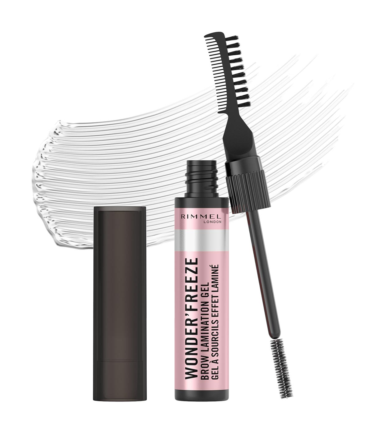 Rimmel London Wonder’Freeze Eyebrow Fixing Gel – 001 Clear1