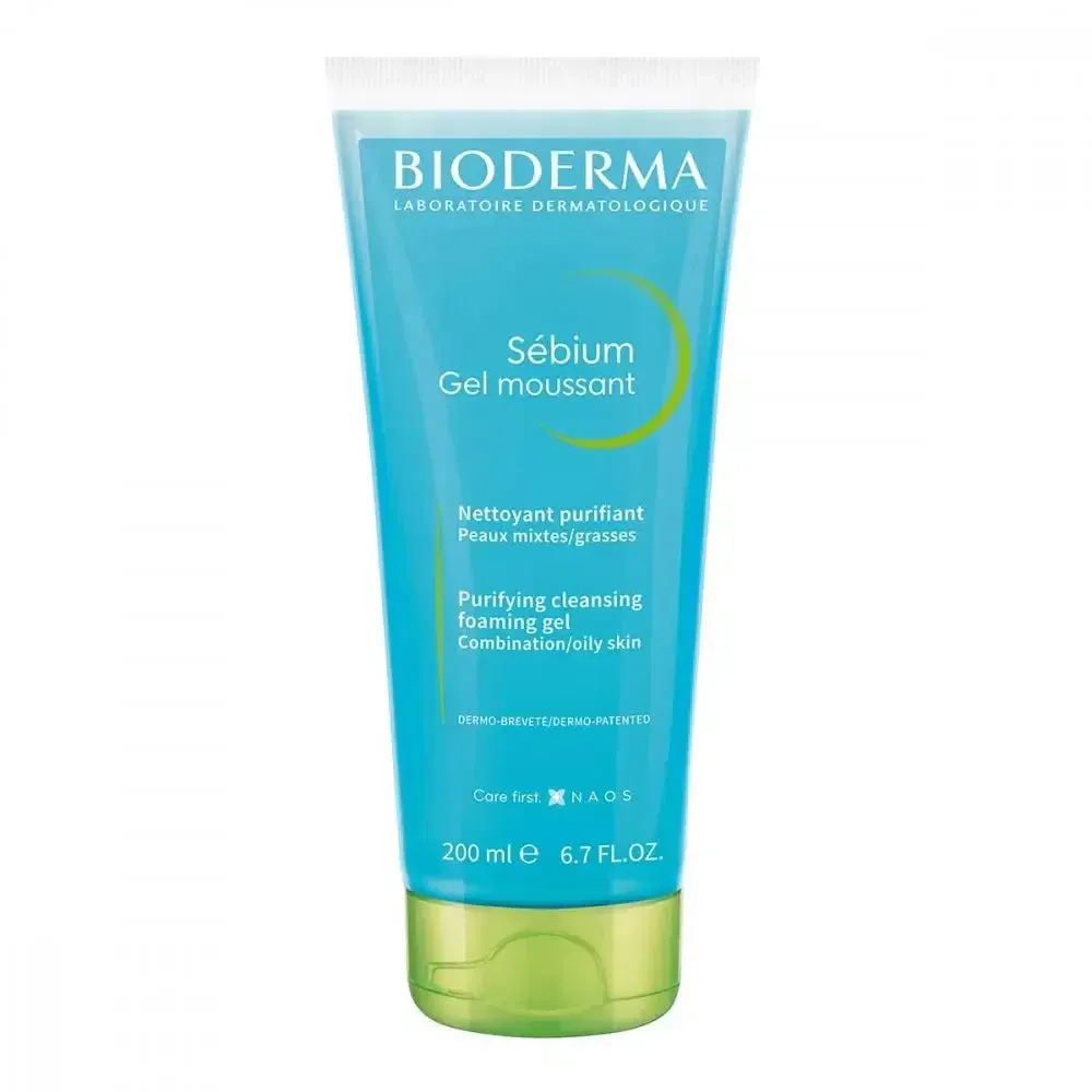 Bioderma Sébium Gel Moussant [Xhel Pastrues Purifikues për Lëkurë të Kombinuar dhe të Yndyrshme]
