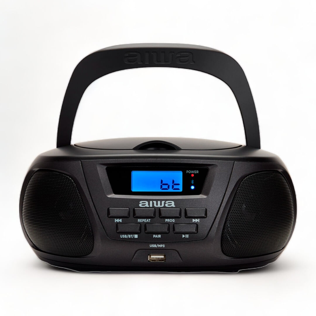 Radio Boombox Portativ me Bluetooth, CD dhe MP3 AIWA BBTU-300PK