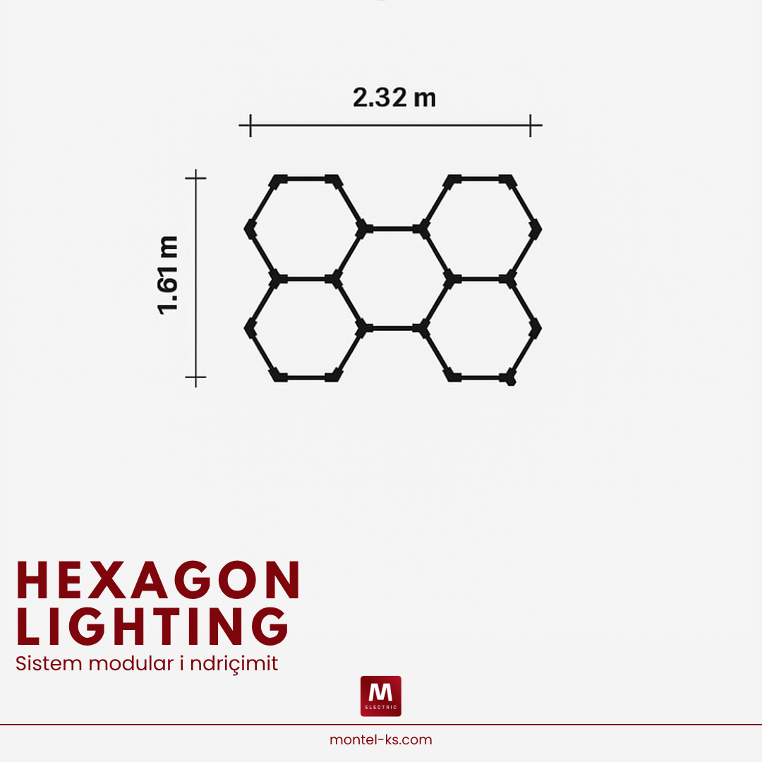 Set Hexagon 1.61 x 2.32 m|SET 5M|