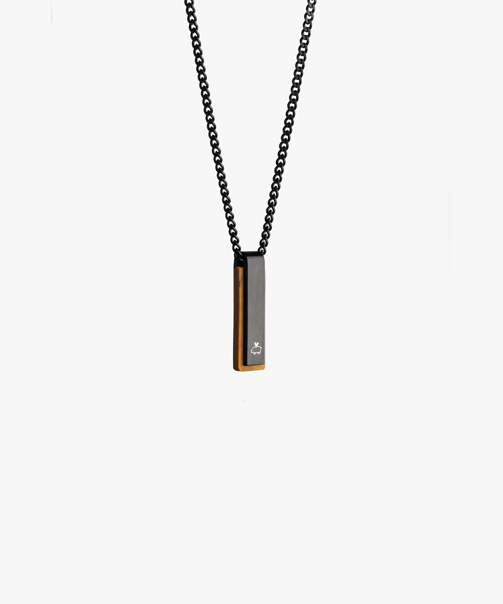 Pig & Hen MONOLITH NECKLACE - TIGER EYE