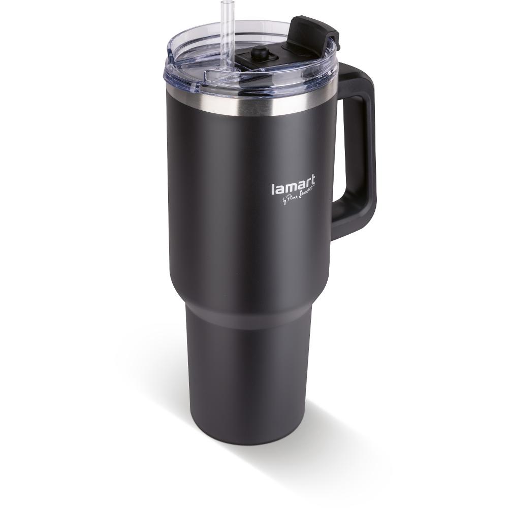 Termos Lamart HUGE LT4088 Thermomug, 1.2L, ngjyrë e zezë
