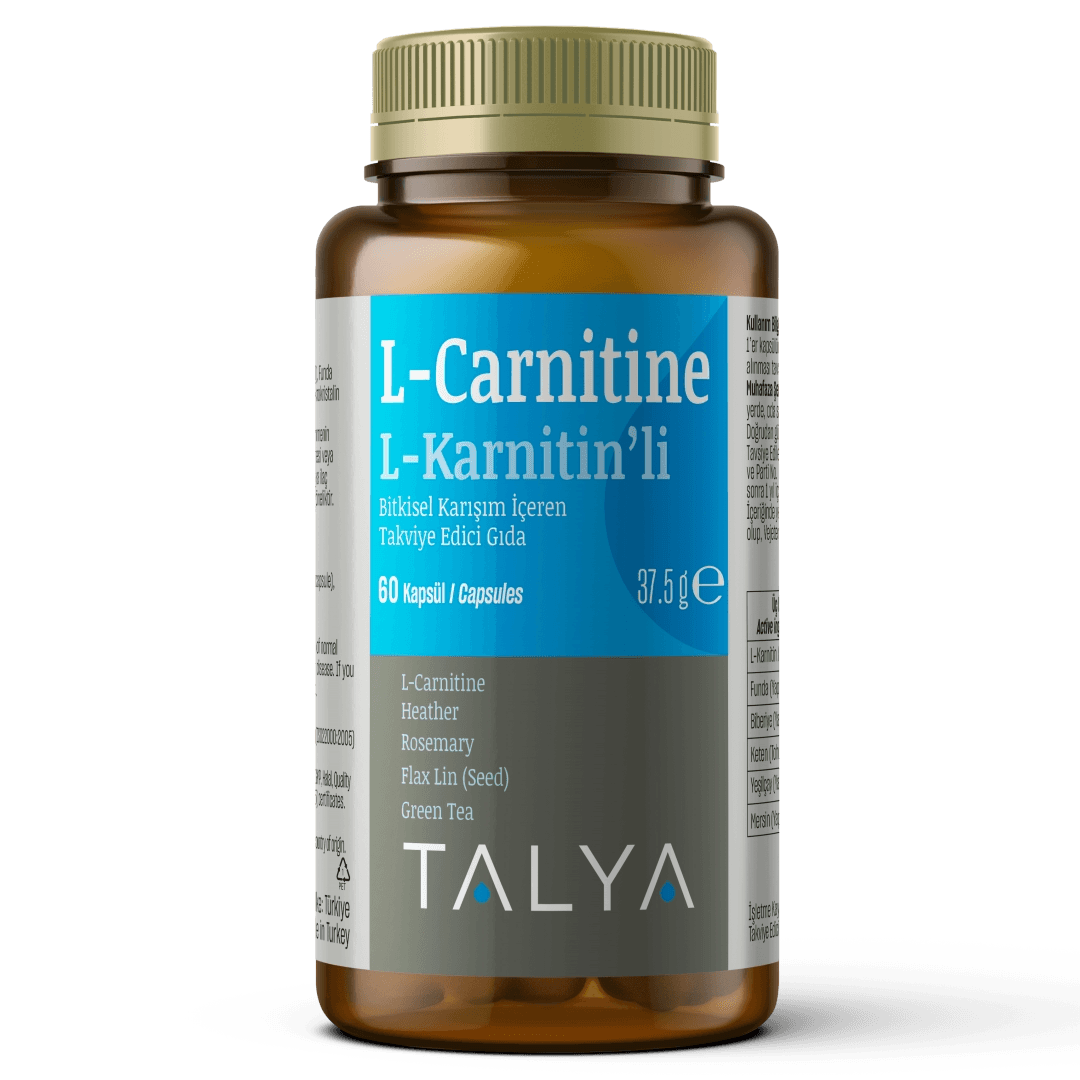 Ekstrakt L-Karnitin TALYA Herbal, 60 kapsula