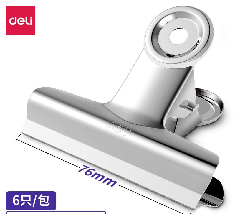 Deli Binder Clips Profesional 76Mm 9521