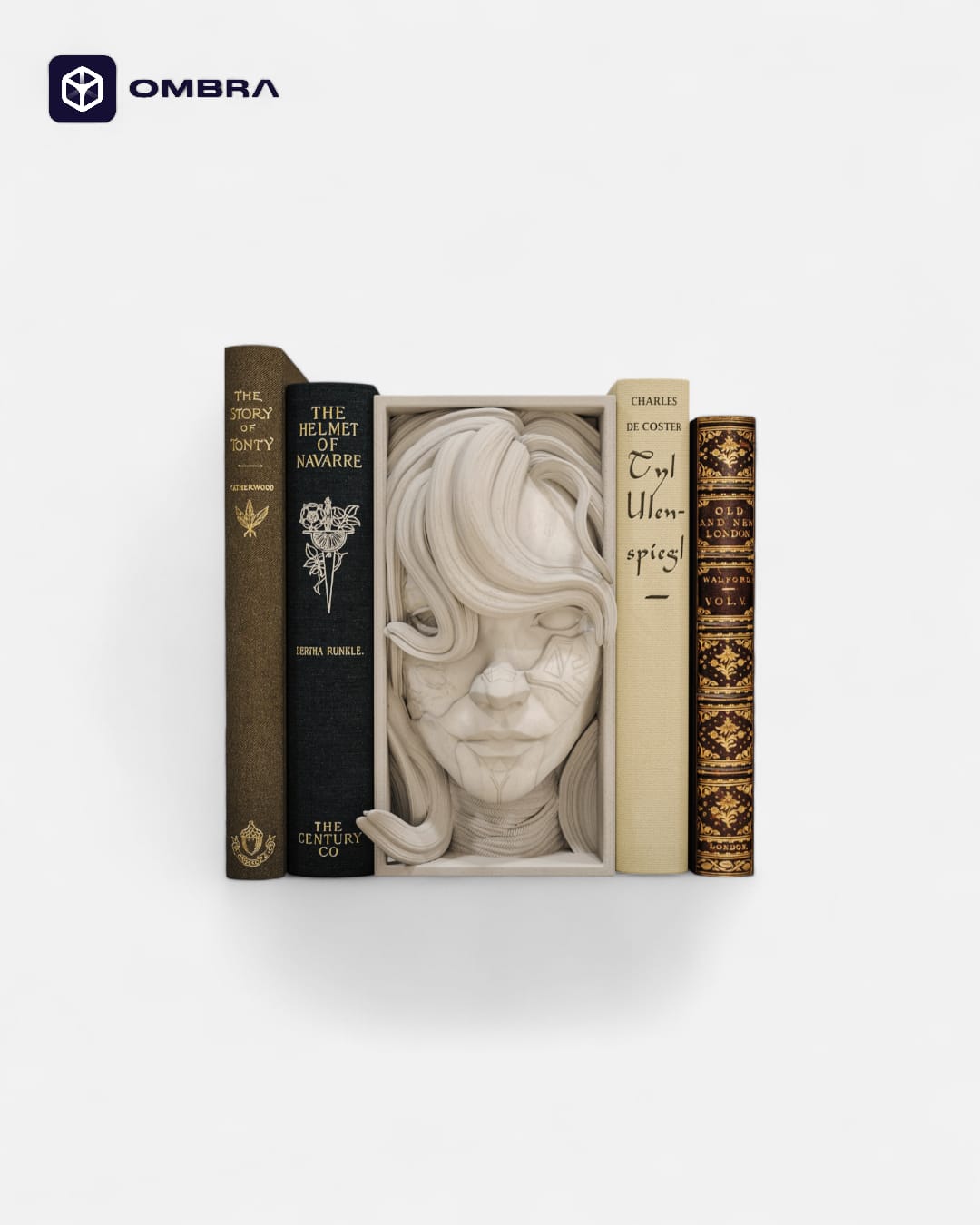 Book Nook Ombra Mini-skenë artistike për raftin e librave Alicia