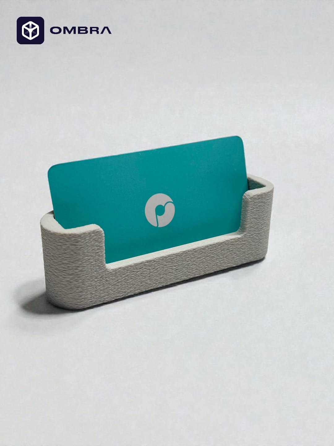 Mbajtëse për vizitëkarta Ombra solid surface