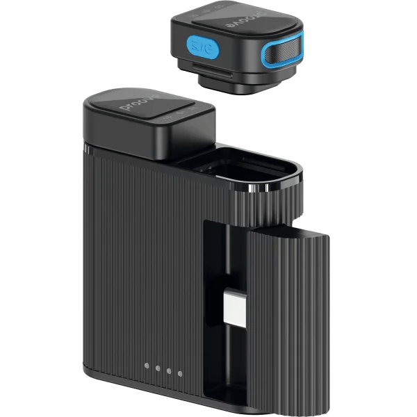 Mikrofon wireless Proove DualCast, set 2 copë me kuti për karikim
