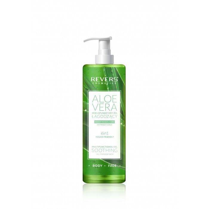 Xhel multifunksional për fytyrë dhe trup Revers, Aloe Vera, 500ml