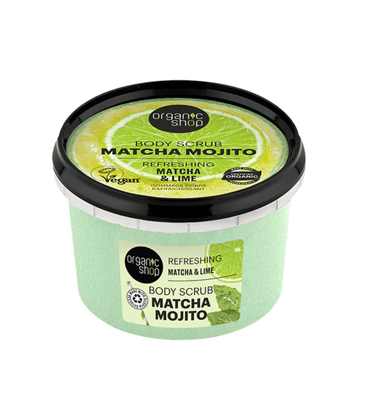 Skrab freskues për trupin, Matcha Mojito Organic Shop